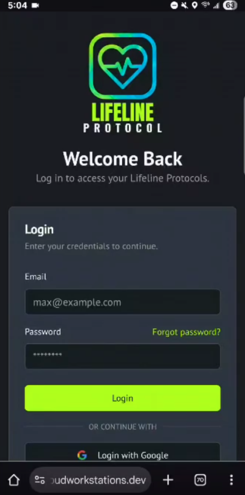 Lifeline Protocol — artifact 27